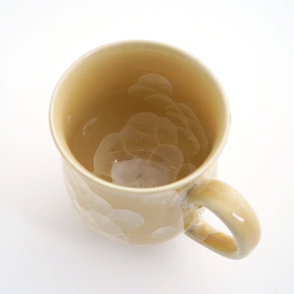 花結晶 【京焼・清水焼】花結晶 マグカップ（金花）〈1個〉 |皿や鉢