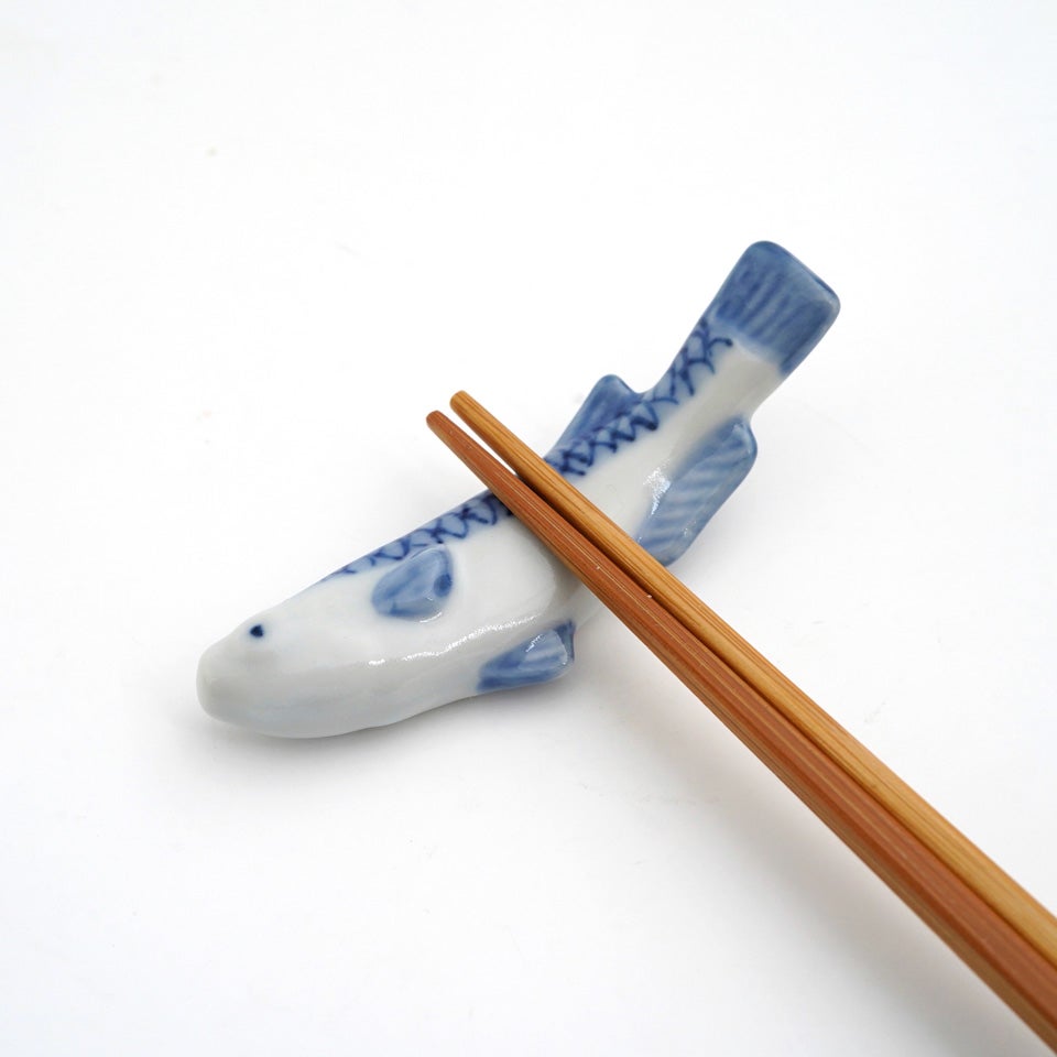 京焼・清水焼（京都府） 【京焼・清水焼】染あゆ 箸置〈5個〉 |皿や鉢