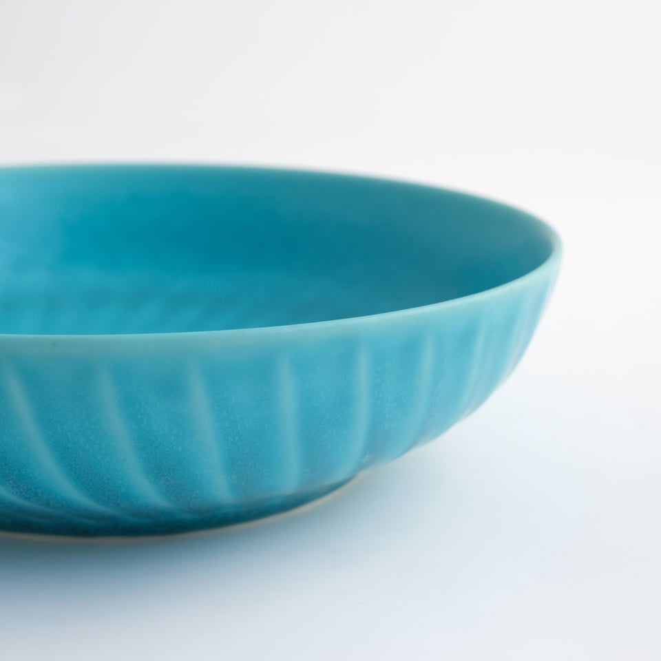 中国美術　トルコ石碗　タサチ　w10㎝　東S8-0622☆2F 香味鉢 香味鉢 トルコブルー〈1個〉 美濃焼 |皿や鉢など和食器の通販は