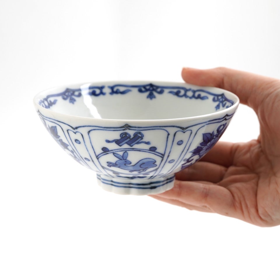 椿窯 【椿窯】輪花文（彷 半助）茶碗〈1個〉 |皿や鉢など和食器の通販
