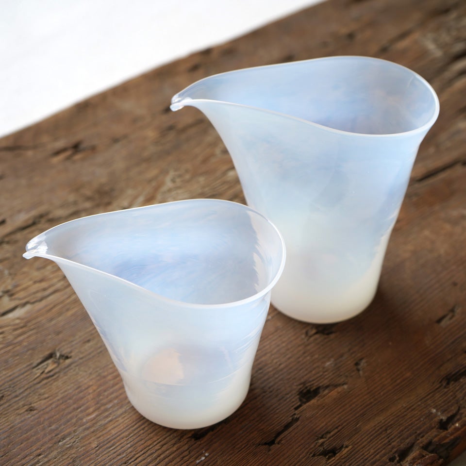 とりもと硝子店 【とりもと硝子店】白茶海〈1個〉 |皿や鉢など和食器の