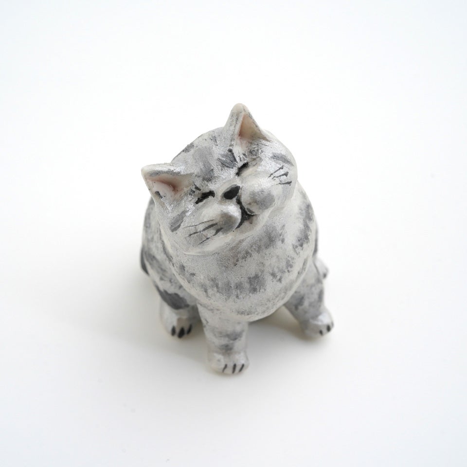 Devon Ceramics 猫の置き物 Shima． 【Shima.】猫の置物B〈1個〉 |皿や鉢など和食器の通販は京都の