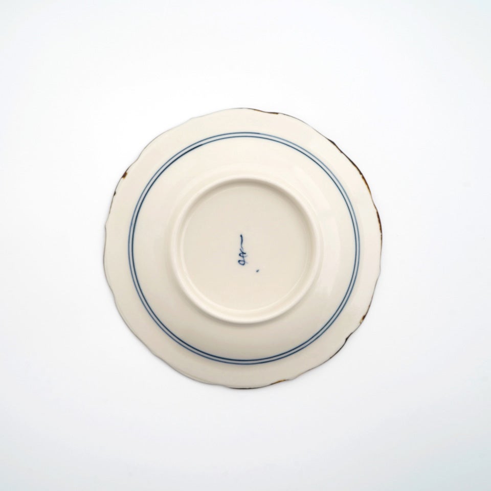 Shima． 【Shima.】染付輪華皿（猫2匹）D〈1枚〉 |皿や鉢など和食器の