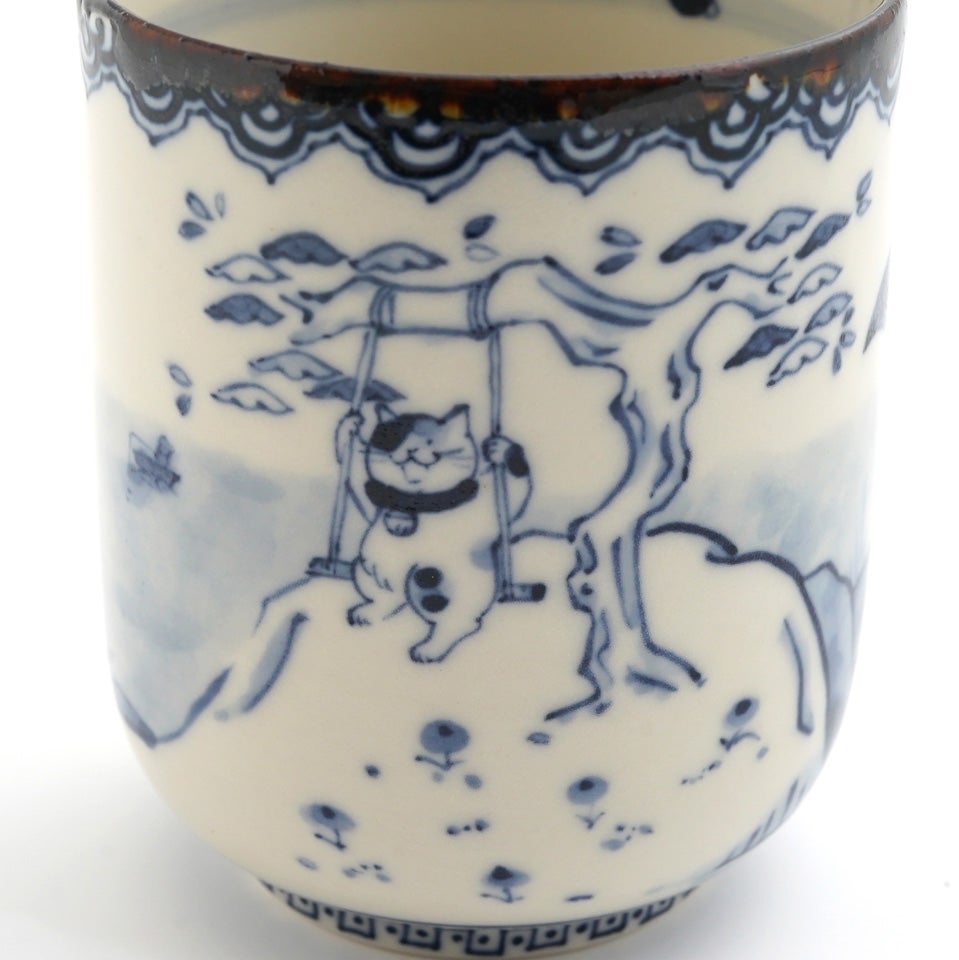 Shima． 【Shima.】猫山水 お湯のみG〈1個〉 |皿や鉢など和食器の通販