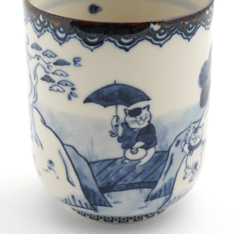 Shima． 【Shima.】猫山水 お湯のみG〈1個〉 |皿や鉢など和食器の通販