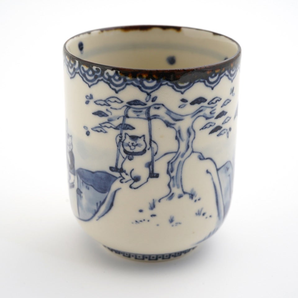 Shima． 【Shima.】猫山水 お湯のみE〈1個〉 |皿や鉢など和食器の通販