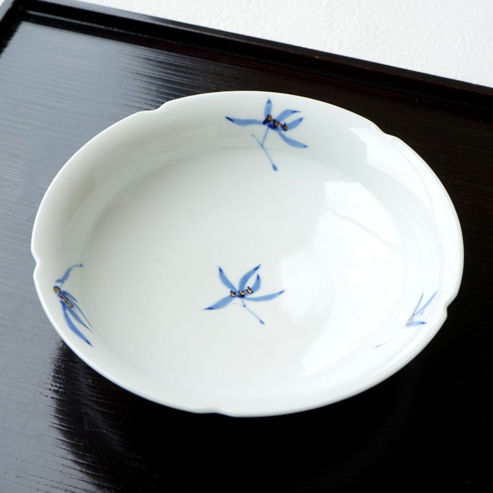 たち吉 つなぎ 手鉢 清水焼き シリーズ以外・その他 【おまとめSALE】染付蘭 盛鉢〈1個〉 京焼