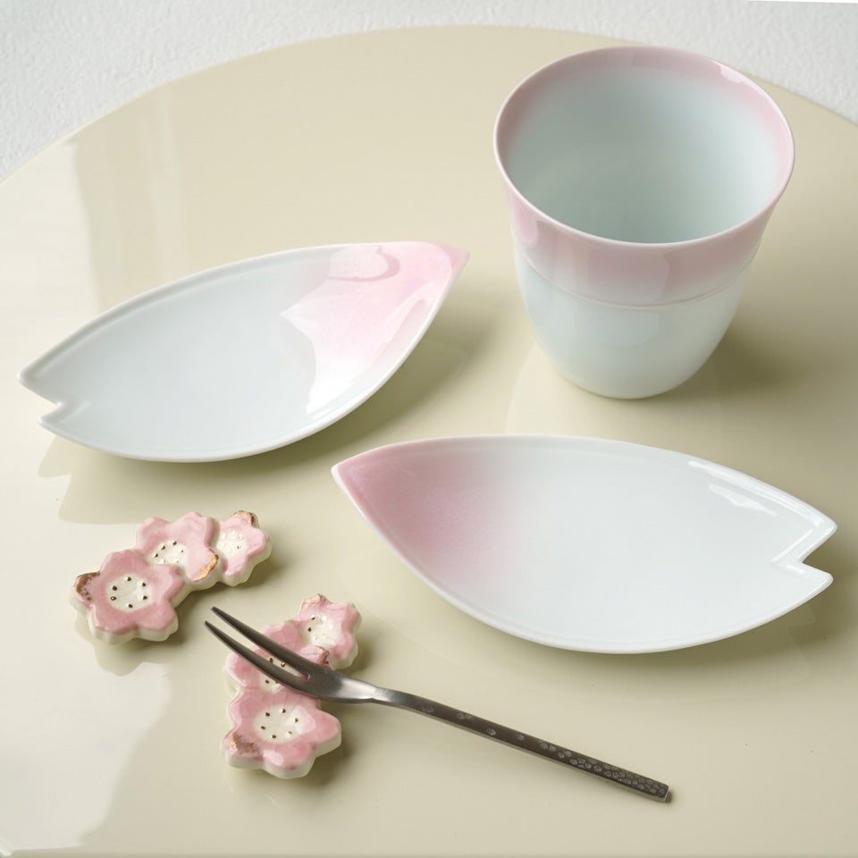 シリーズ以外・その他 【おまとめSALE】桜がさね 箸置〈5個〉 瀬戸焼