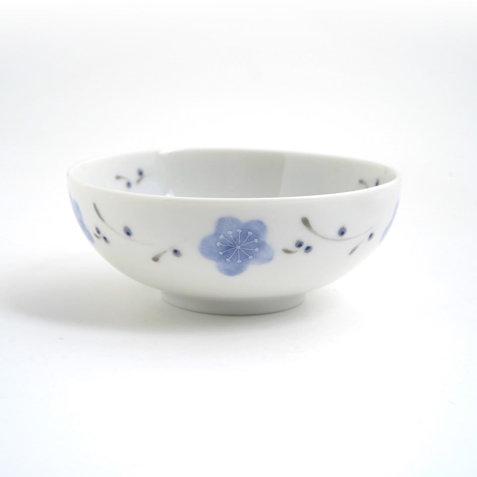 シリーズ以外・その他 【おまとめSALE】草花文様 ペア豆鉢（梅P・B