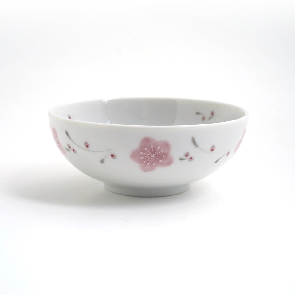 シリーズ以外・その他 【おまとめSALE】草花文様 ペア豆鉢（梅P・B