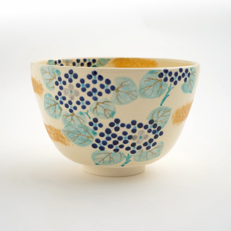 京焼・清水焼（京都府） 【京焼・清水焼】紫陽花 抹茶碗〈1個〉 |皿や