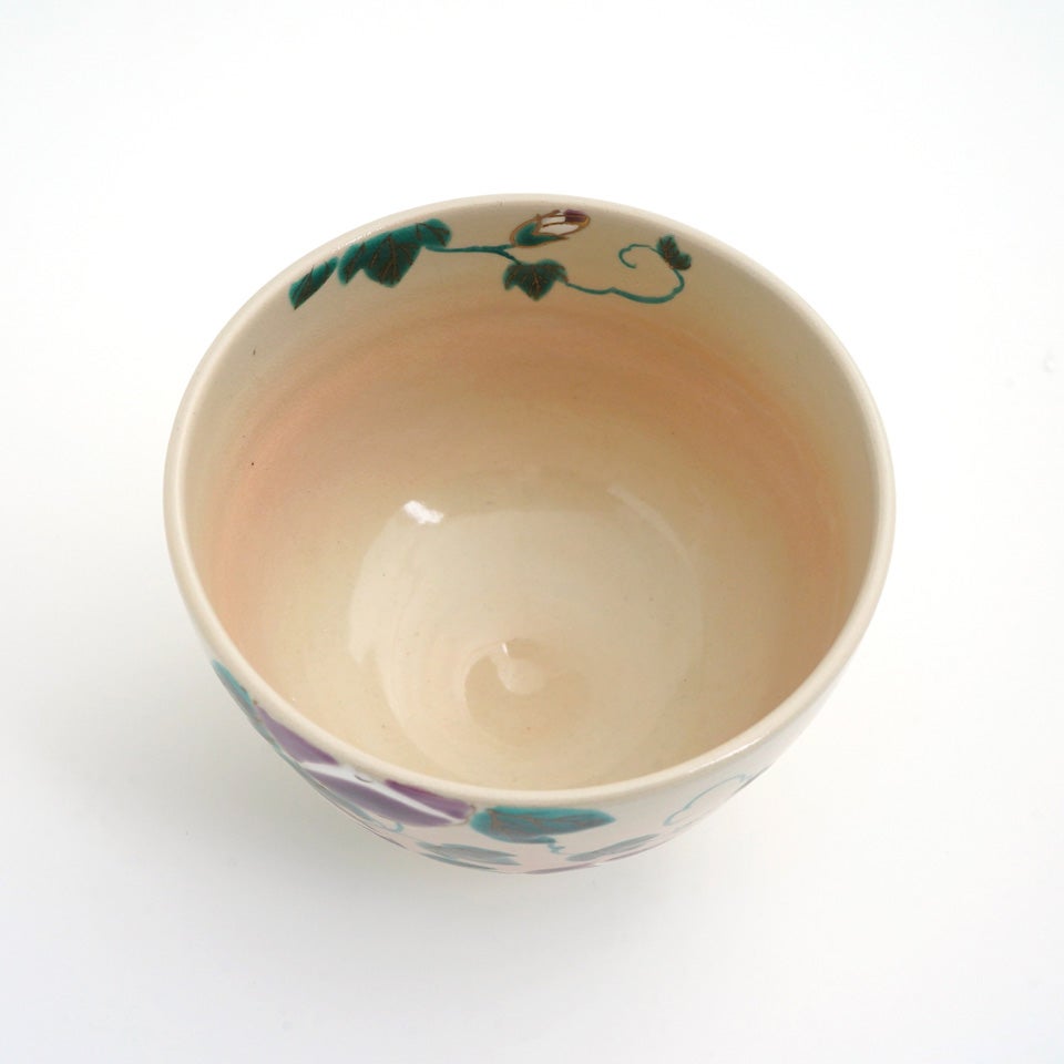 京焼・清水焼（京都府） 【京焼・清水焼】朝顔 抹茶碗〈1個〉 |皿や鉢