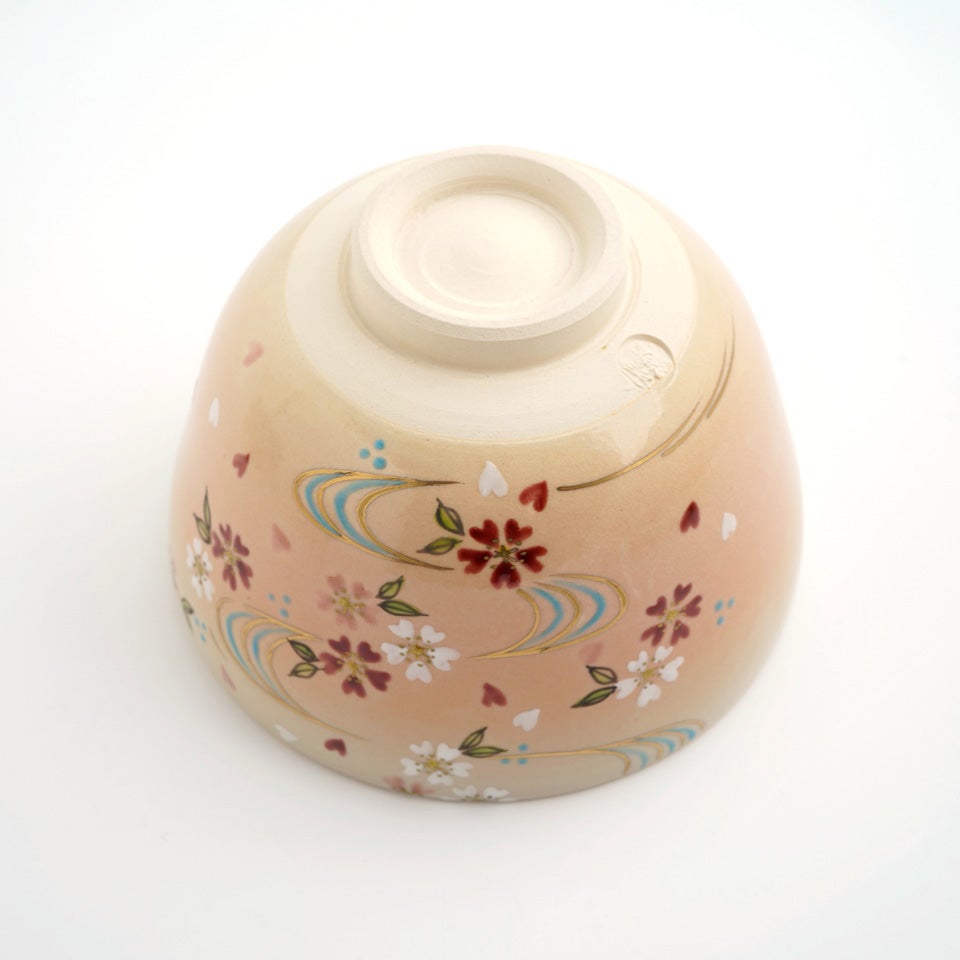 陶芸 抹茶碗 桜 茶碗 抹茶茶碗 御本手 茶道具 耕寅窯 桜 - 今