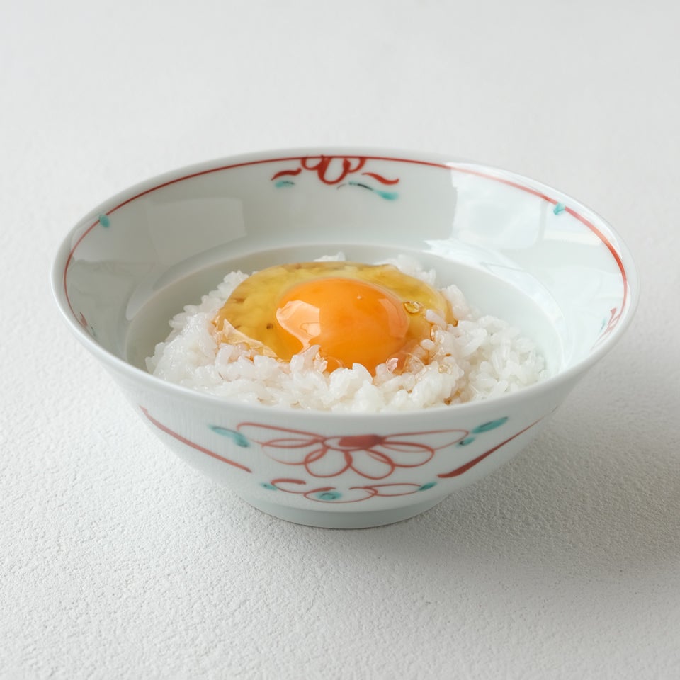 のっけ茶碗 のっけ茶碗 花赤絵〈1個〉波佐見焼 |皿や鉢など和食器の