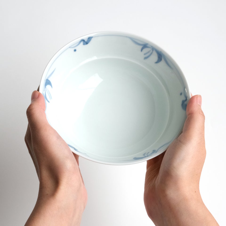 のっけ茶碗 のっけ茶碗 黄地草花〈1個〉波佐見焼 |皿や鉢など和食器の