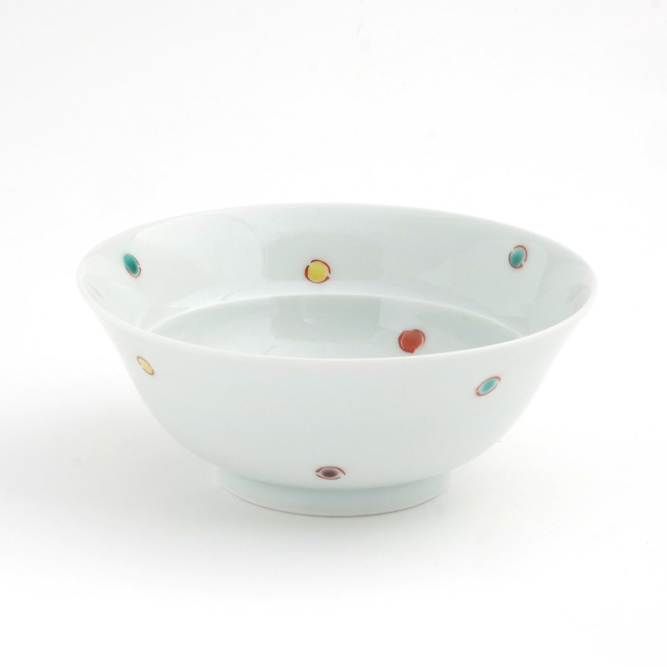 のっけ茶碗 のっけ茶碗 色水玉〈1個〉波佐見焼 |皿や鉢など和食器の