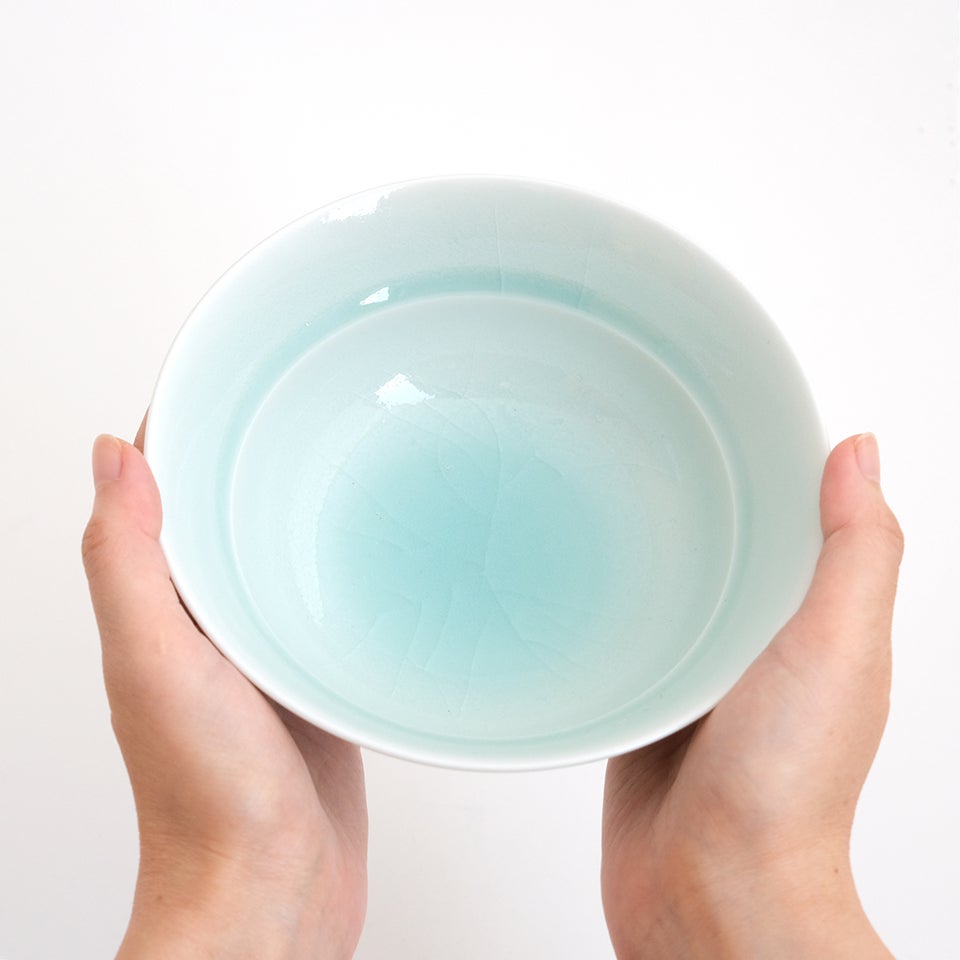 のっけ茶碗 のっけ茶碗 青白磁〈1個〉波佐見焼 |皿や鉢など和食器の